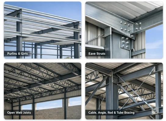 Second Structural Systems in Steel Buildings